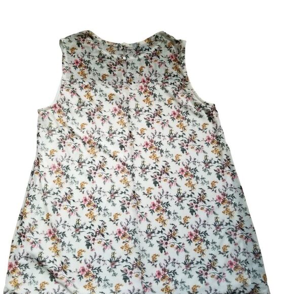 APT.9 Flowery Sleeveless Pullover Top - Size Large - Picture 5 of 11